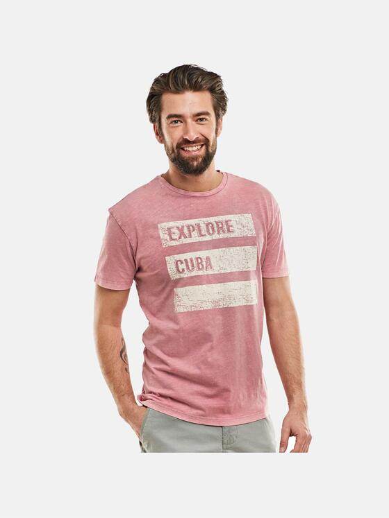 engbers Herren Rundhals T-Shirt Rosa 23879