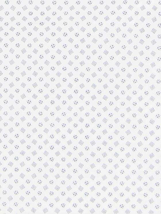 engbers Herren Comfort Stretch Hemd mit Print Saphirblau 30662