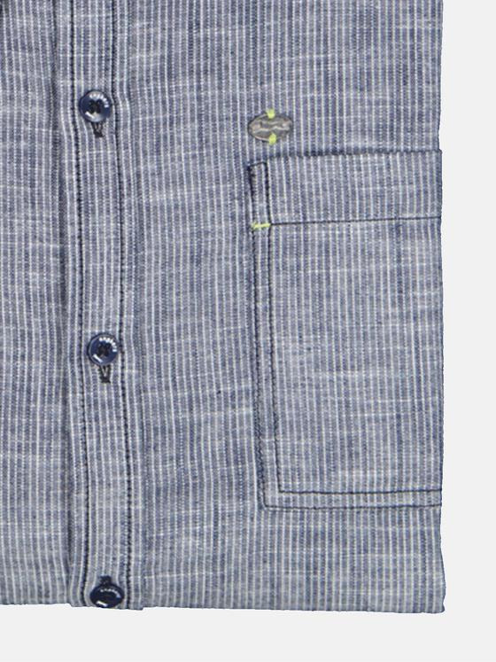 engbers Herren Kurzarm-Hemd uni Blau 34970