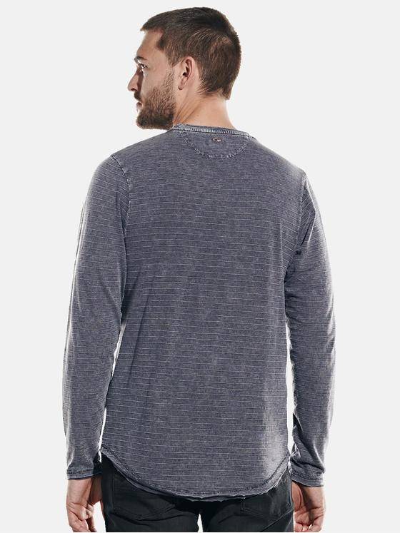 emilio adani Herren Rundhals Shirt Grau 31775