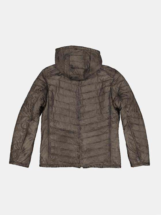 engbers Herren Lederjacke mit Steppung Hellbraun 33551
