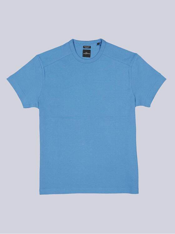 engbers Herren Basic-Shirt "My Favorite" organic Mittelblau 38845