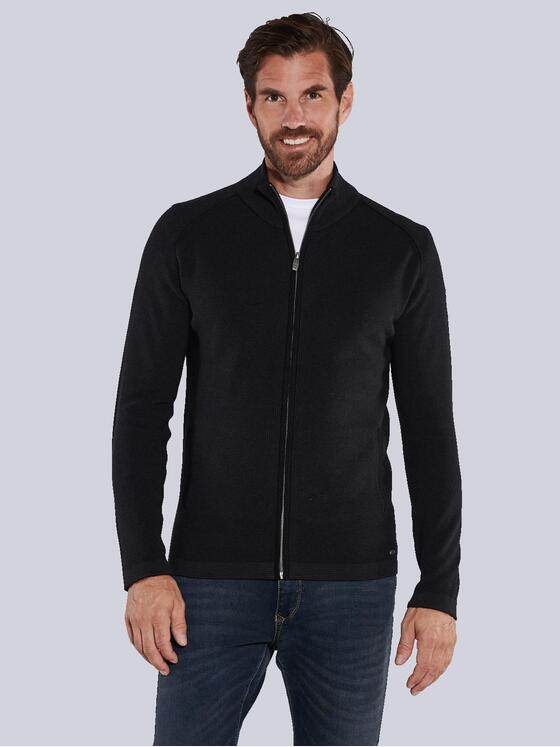 engbers Herren Cardigan uni Grau 36140