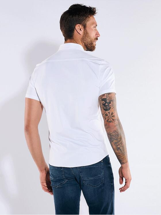 Herren Kurzarm-Hemd slim fit 36885