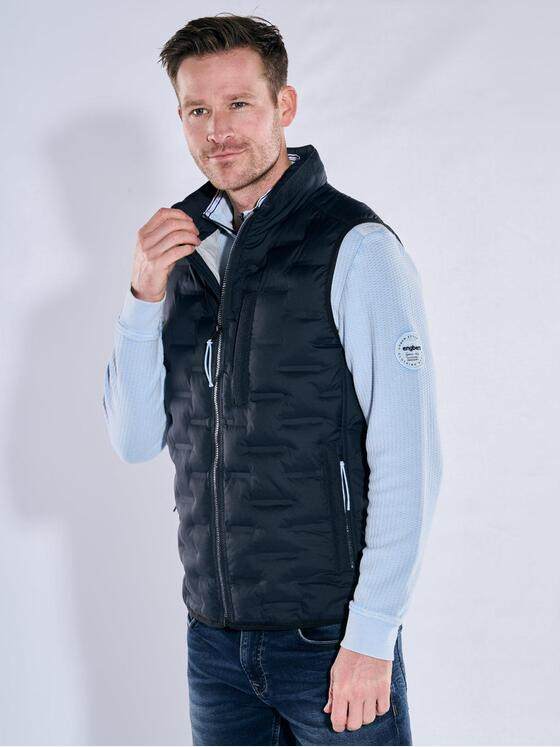 engbers Herren Steppweste regular Blau 38241