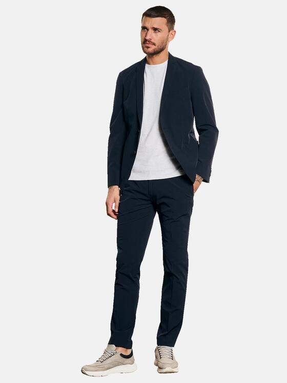 emilio adani Herren Anzug-Sakko slim fit Blau 32743