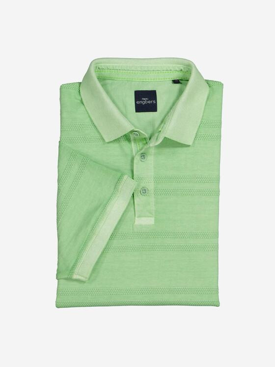 engbers Herren Polo-Shirt strukturiert Grün 36836
