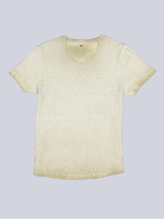 emilio adani Herren T-Shirt regular Beige 35077