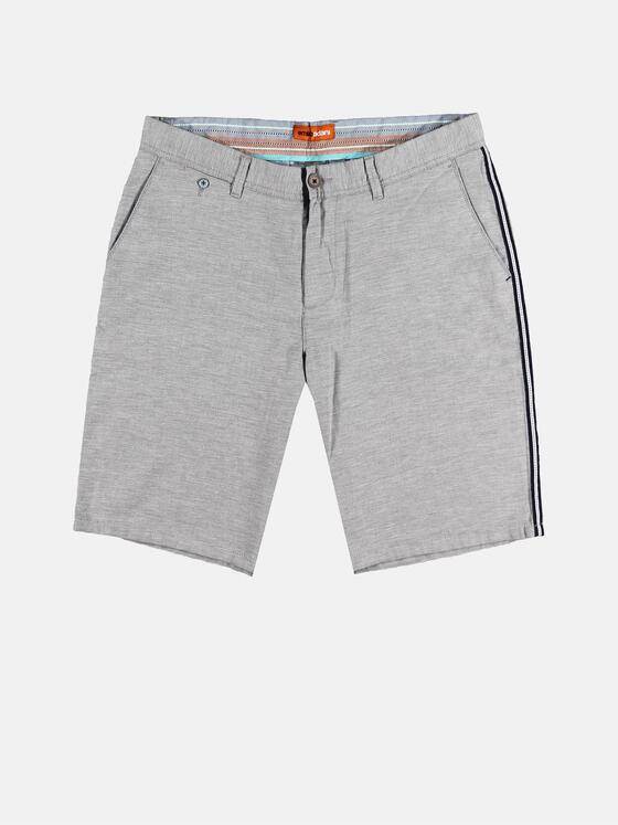emilio adani Herren Modische Jersey Bermuda Grau 29849