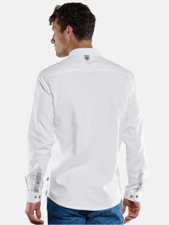 engbers Herren Langarm-Hemd mit Brusttasche Reinweiss 33809