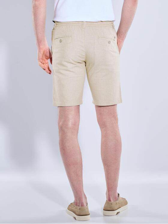 engbers Herren Bermuda mit Leinenanteil Beige 38655