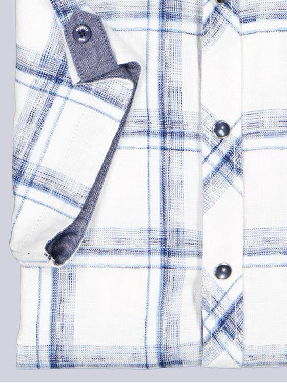 engbers Herren Kurzarm-Hemd kariert Brilliantblau 38900