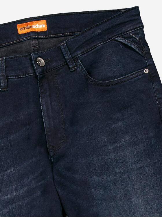 emilio adani Herren Super-Stretch-Jeans slim fit Blau 37357
