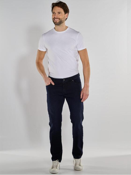 ENGBERS GERMANY Herren Super-Stretch-Jeans aus speziellem Waren-Hightechmaterial Saphirblau 36891