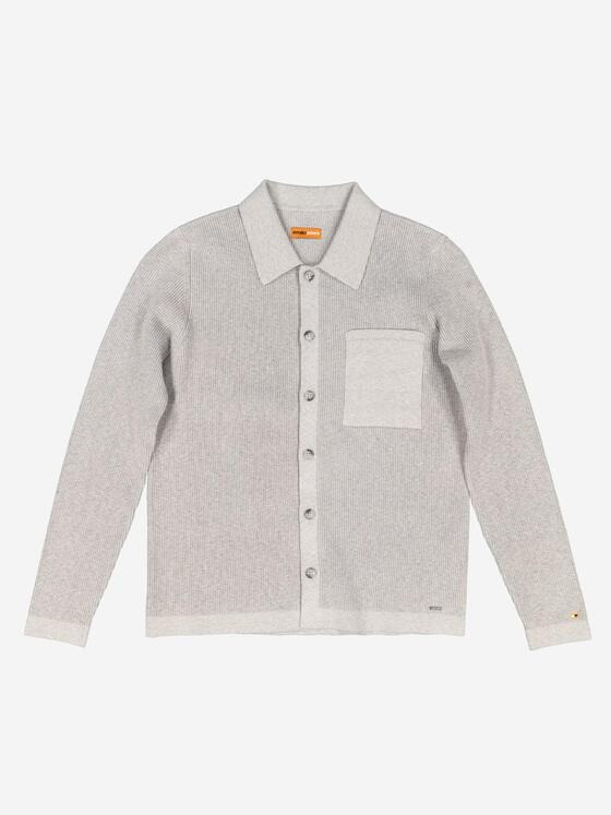emilio adani Herren Cardigan strukturiert Beige 37986
