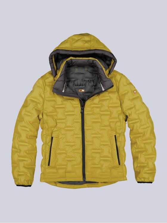 emilio adani Herren Steppjacke mit abnehmbarer Kapuze Gelb 35198