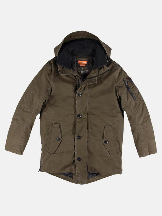 emilio adani Herren Stylische Winterjacke Braun 30765