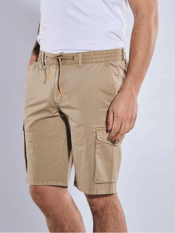 emilio adani Herren Cargo-Bermuda regular Beige 36643