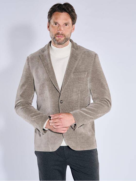 engbers Herren Sakko mit heraustrennbarem Inlet Hellbraun 39417