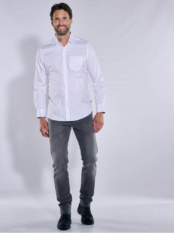 engbers Herren Langarm-Hemd "My Favorite" Reinweiss 35450