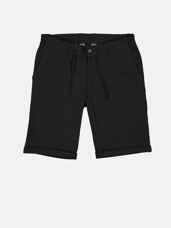 emilio adani Herren High-Stretch Bermuda Schwarz 32634