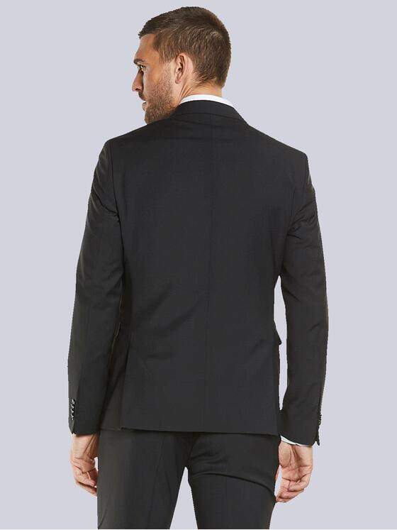emilio adani Herren Anzug-Sakko slim fit Schwarz 34915