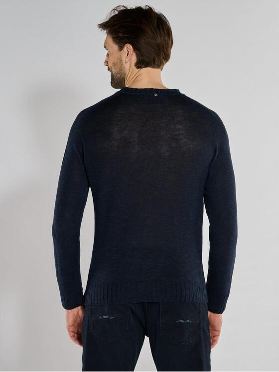 ENGBERS GERMANY Herren Pullover uni Blau 36945