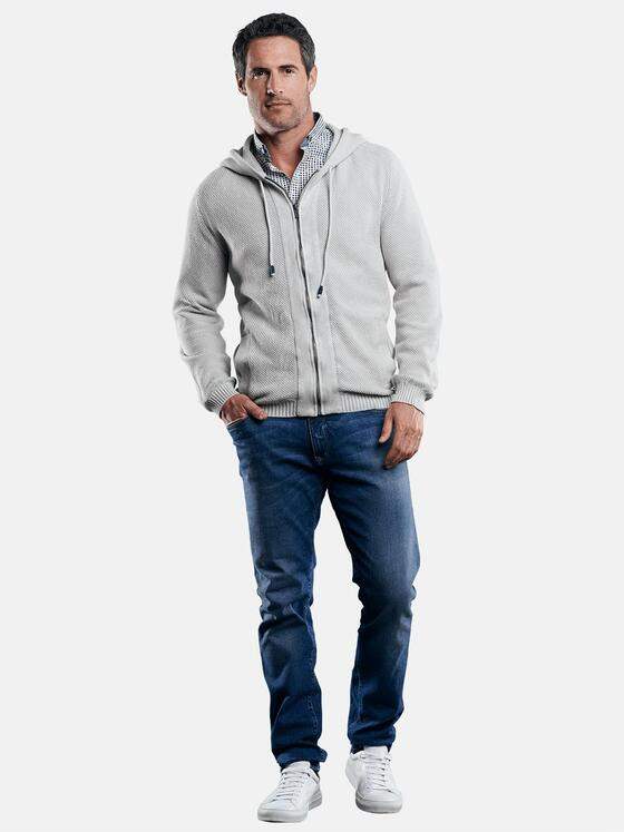 engbers Herren Cardigan Hellgrau 29295