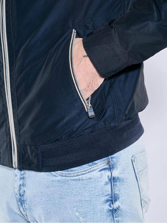 emilio adani Herren Funktionsjacke mit wasserabweisender Oberfläche Blau 38411