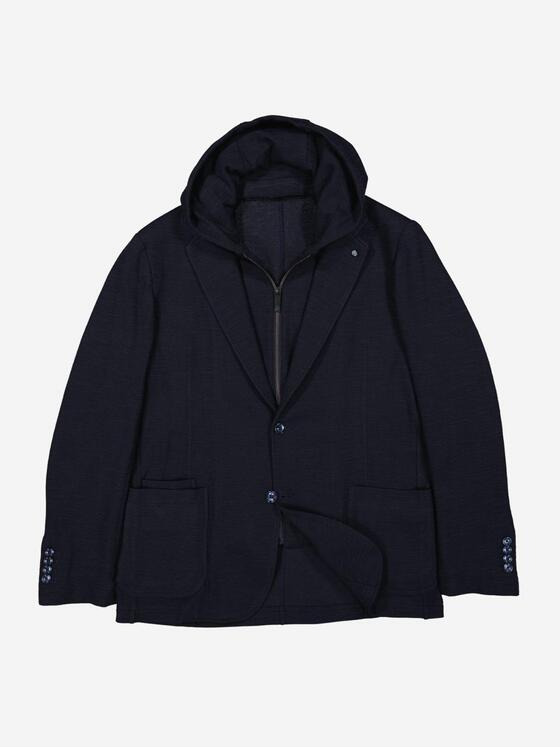 ENGBERS GERMANY Herren Sakko aus flexiblem Hightech-Material Saphirblau 36487