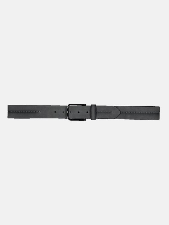 engbers Herren Ledergürtel Basic Grau 35746
