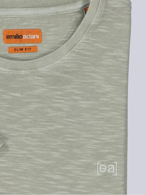 emilio adani Herren Rundhals T-Shirt Hellgruen 40794
