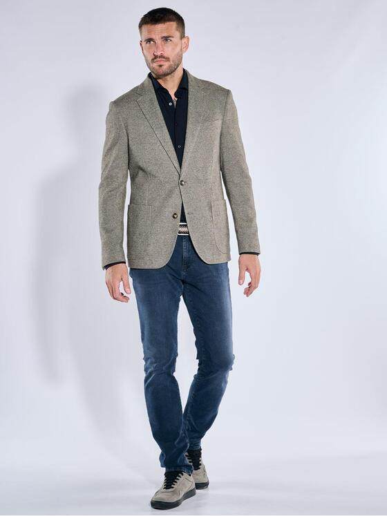 emilio adani Herren Freizeit-Sakko slim fit Beige 39139