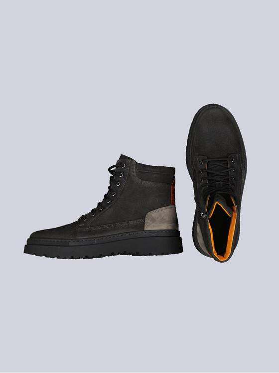 engbers Herren Boots aus Leder Grau 34078