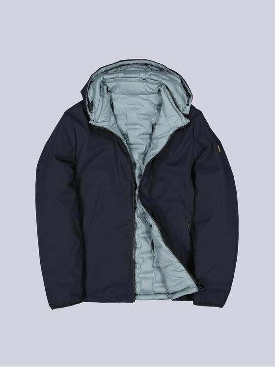 emilio adani Herren Wendejacke mit Kapuze Saphirblau 39286