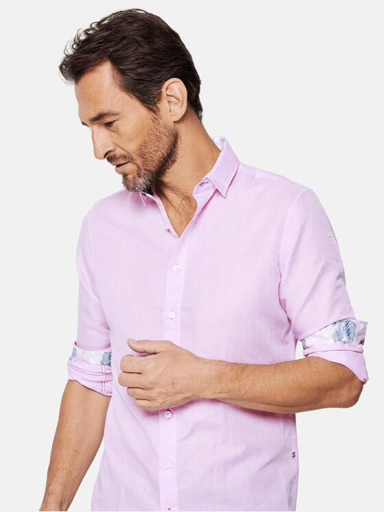 ENGBERS GERMANY Herren Hemd aus ägyptischer Baumwolle Orchidee 29671