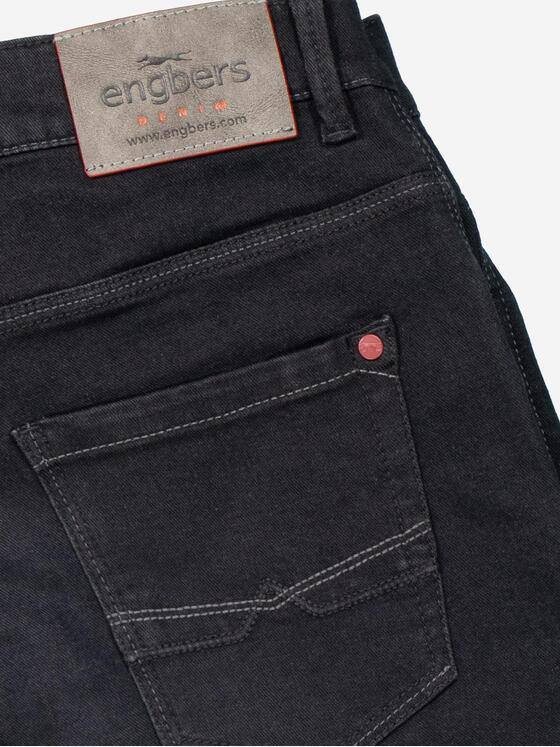 engbers Herren Super-Stretch-Jeans slim fit Schwarz 37626