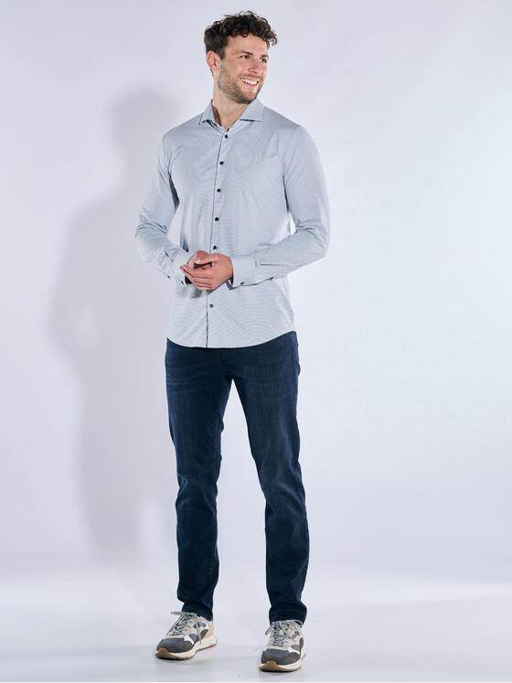 emilio adani Herren Hemd uni Brilliantblau 39853