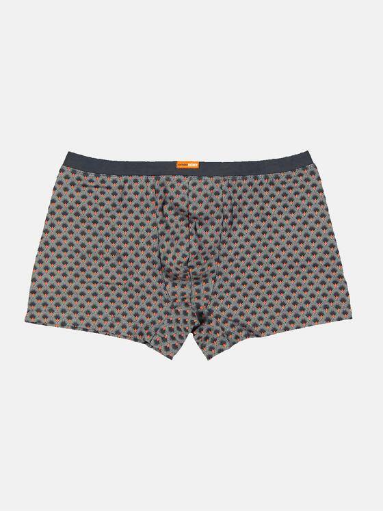 emilio adani Herren Boxershorts gemustert Grau 31901