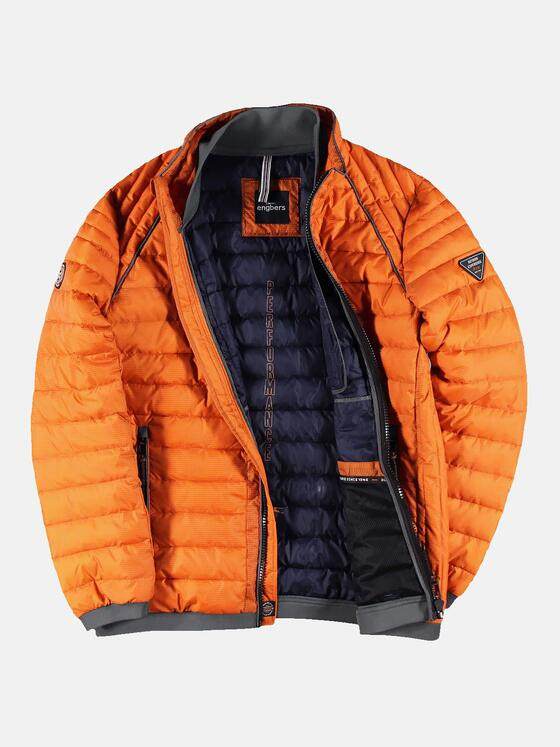 engbers Herren Auffällige Steppjacke Blutorange 30166