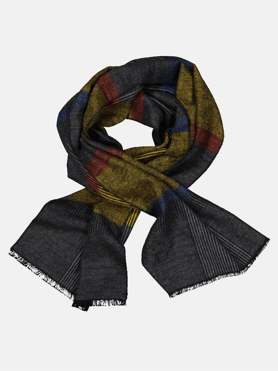 engbers Herren Schal gemustert Safrangelb 35886