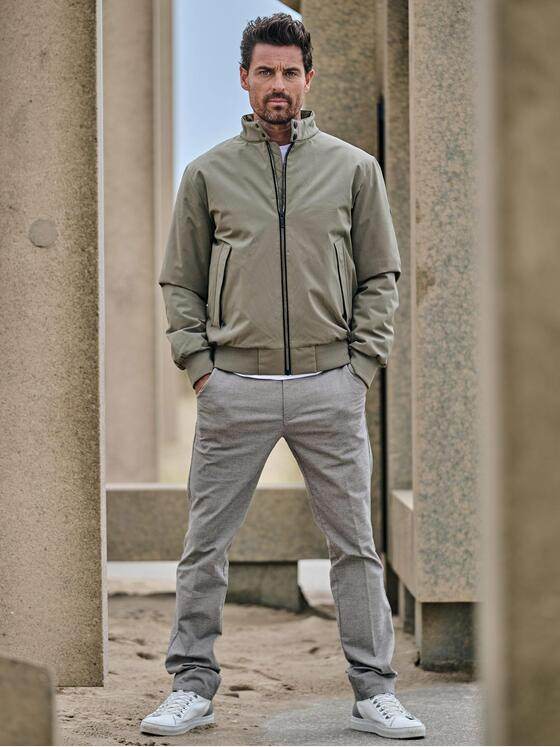 ENGBERS GERMANY Herren Blouson aus Funktionsware Khaki 39365