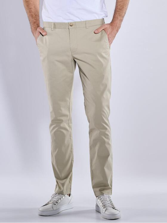 ENGBERS GERMANY Herren Chino in hochwertiger Stretchqualität Beige 37236