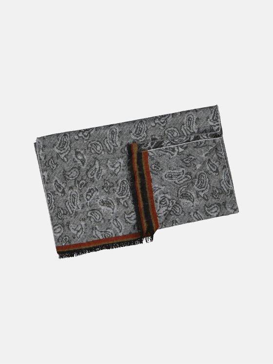 engbers Herren Schal gemustert Kieselgrau 33871