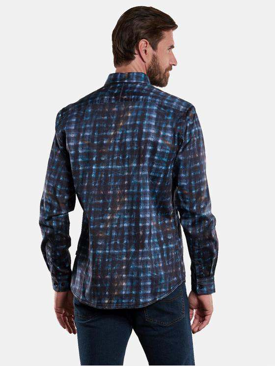 engbers Herren Hemd langarm Saphirblau 33803