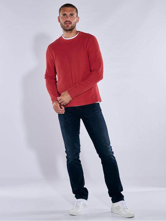 emilio adani Herren Pullover strukturiert Rot 38023