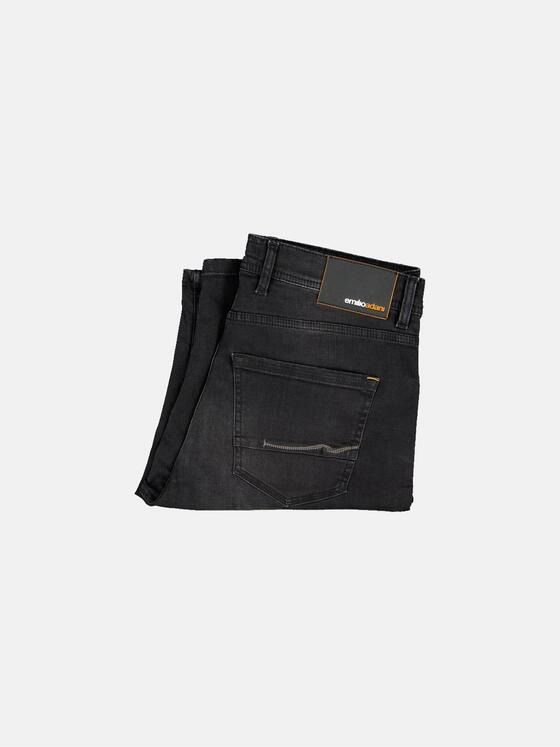 emilio adani Herren Bermuda regular Schwarz 35006