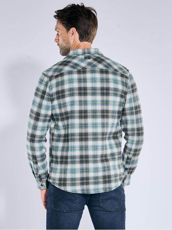 engbers Herren Overshirt kariert Oliv 39128