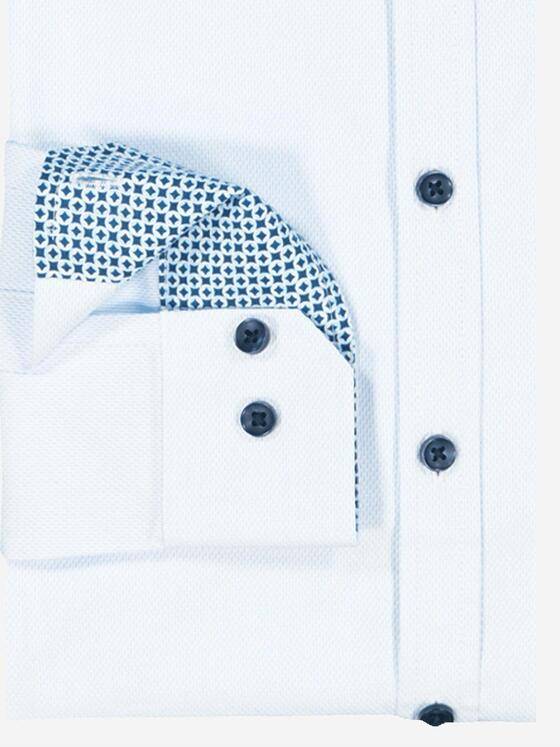 emilio adani Herren Langarm-Hemd "My Favorite" Blau 37606