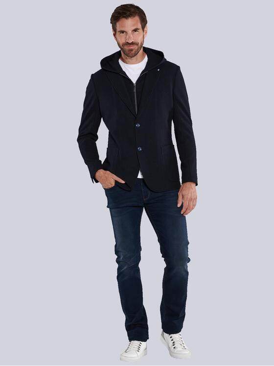 ENGBERS GERMANY Herren Sakko mit heraustrennbarem Inlent Blau 35503
